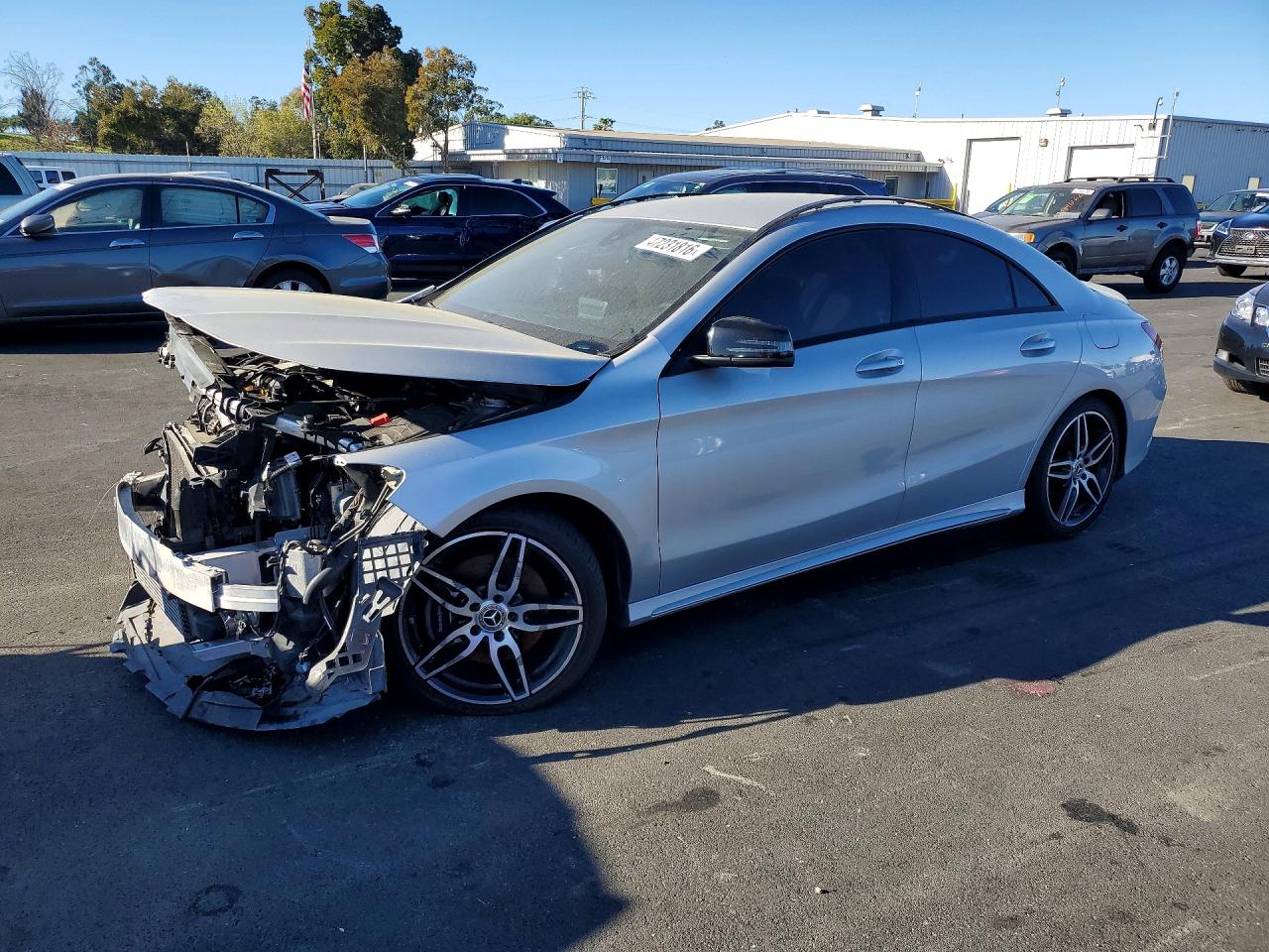 2019 Mercedes-Benz CLA 250, VIN WDDSJ4EB8KN712971 — Front end