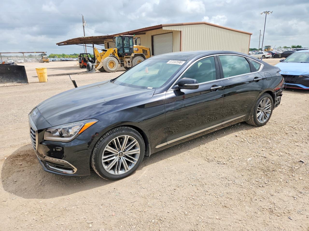 2018 Genesis G80 3.8L, VIN KMHGN4JE5JU245089 — Rear end