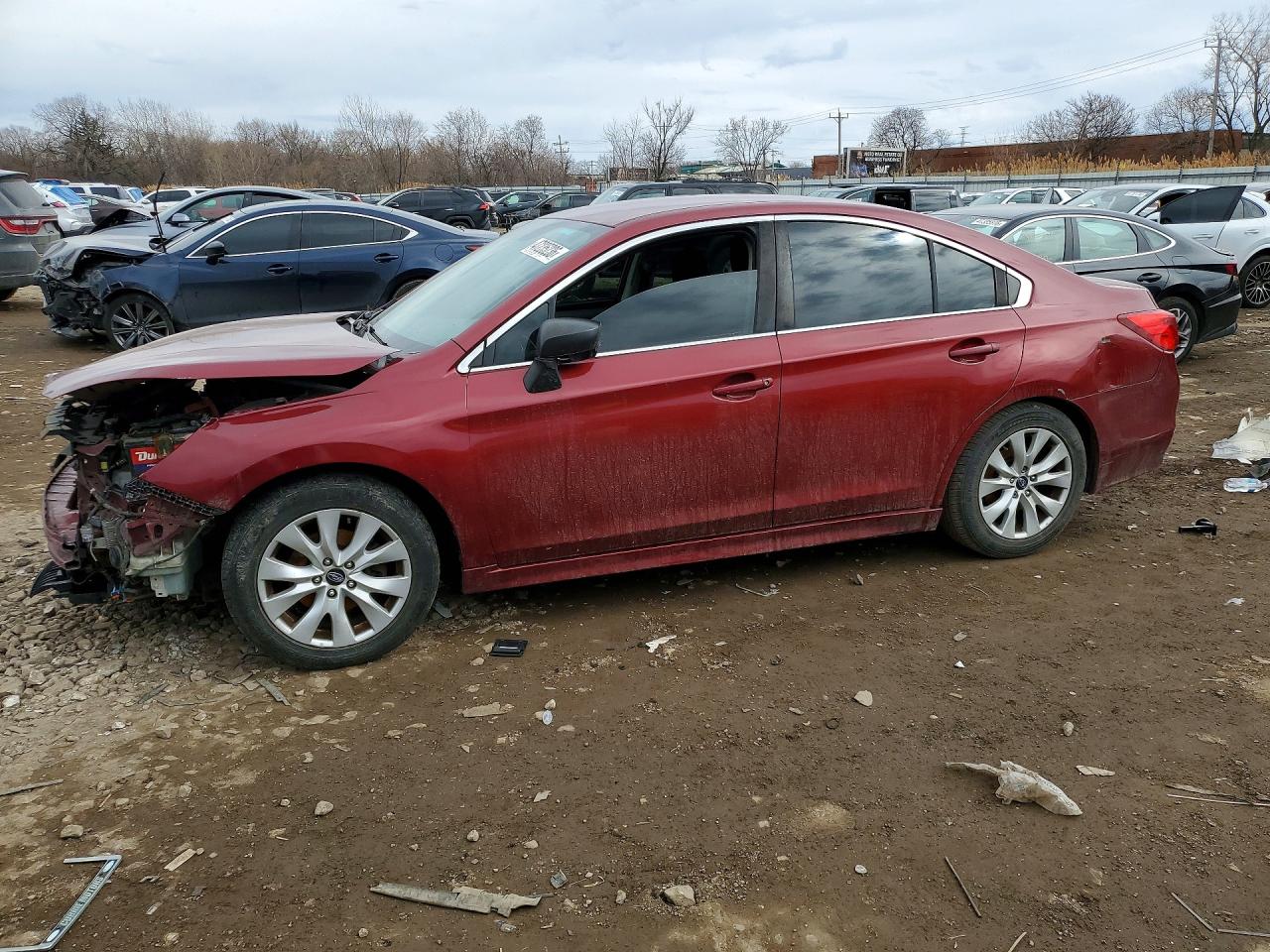 2017 Subaru Legacy, VIN 4S3BNAB60H3063448 — Front end