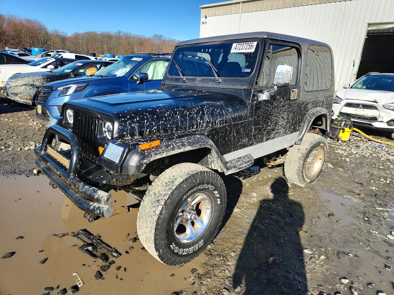 1992 Jeep Wrangler, VIN 2J4FY19PXNJ513853 — Undercarriage