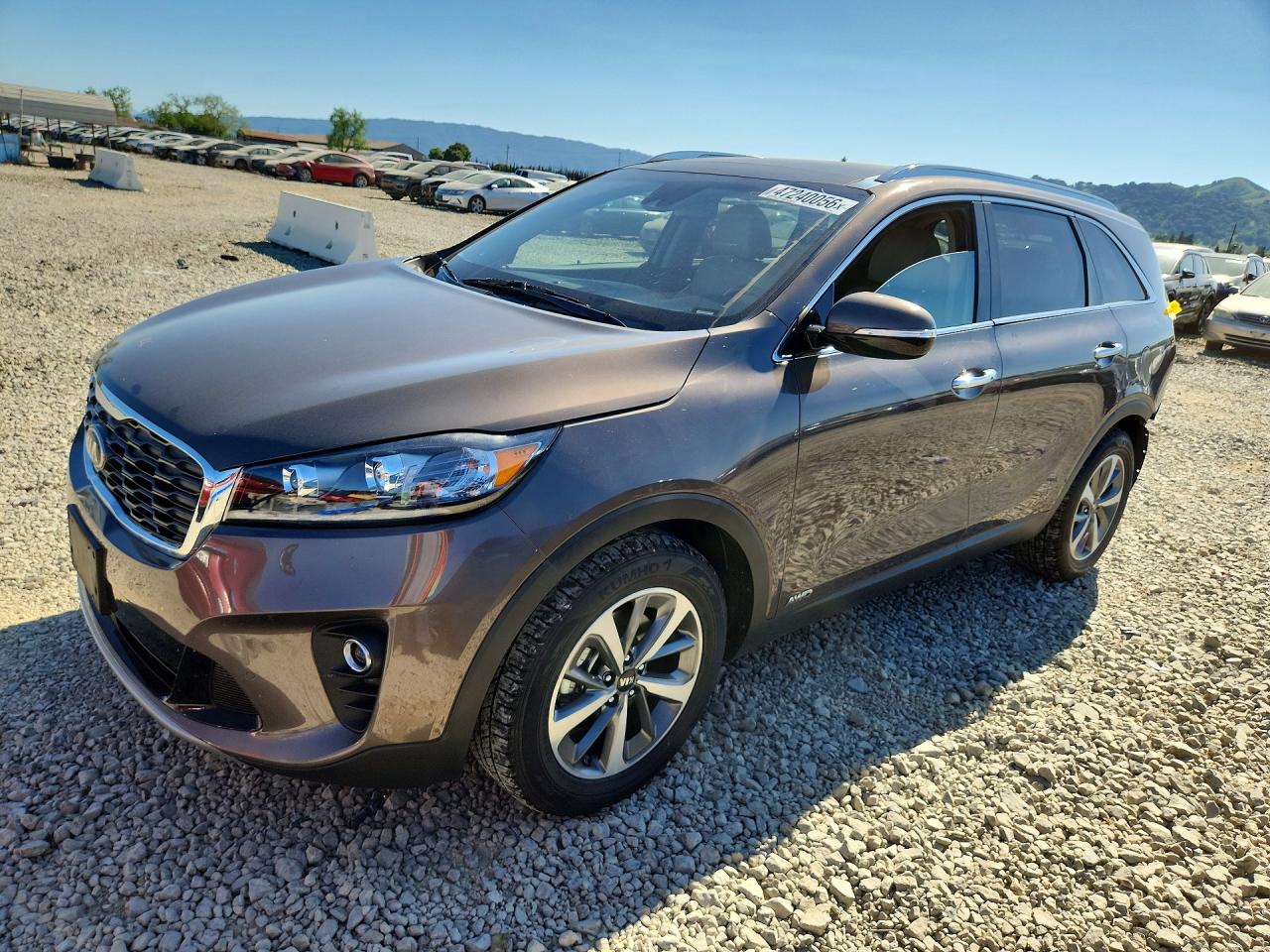 2019 Kia Sorento EX, VIN 5XYPHDA53KG453812 — Rear end
