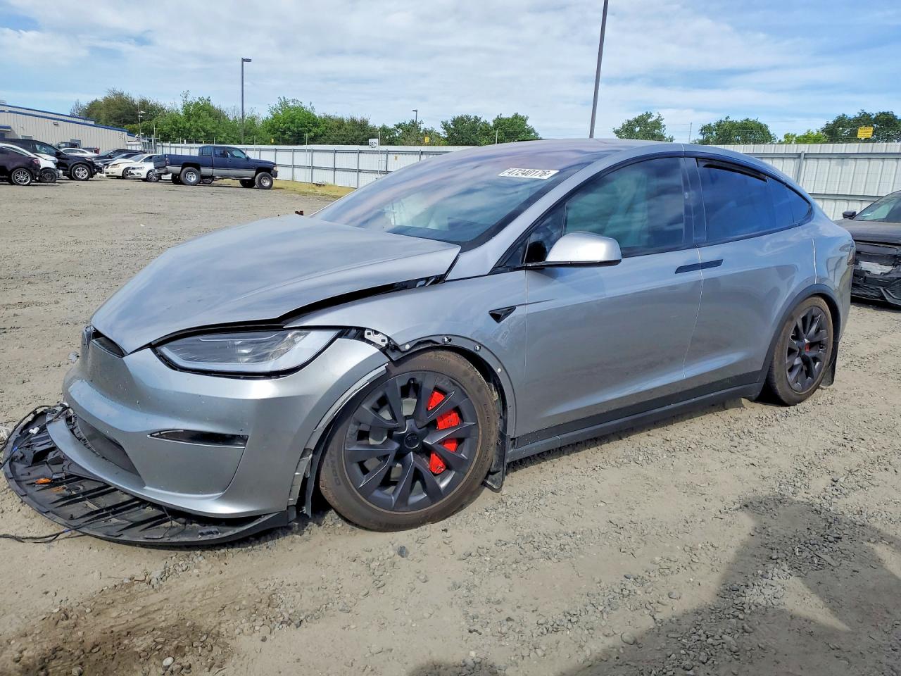 2024 Tesla Model X, VIN 7SAXCDE58RF449249 — Front end