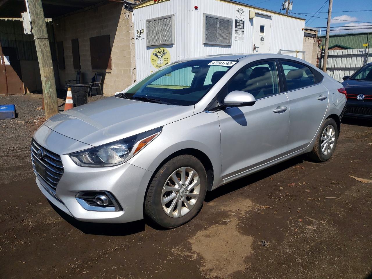2022 Hyundai Accent SEL, VIN 3KPC24A60NE178846 — Rear end