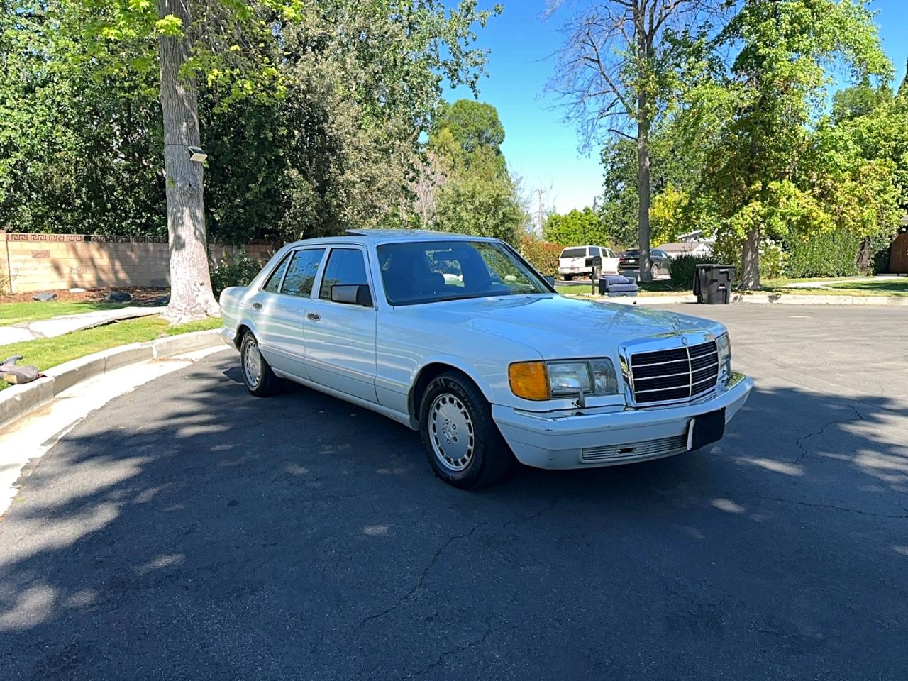 1991 Mercedes-Benz 420 SEL, VIN WDBCA35E3MA596879 — Minor dents and scratches