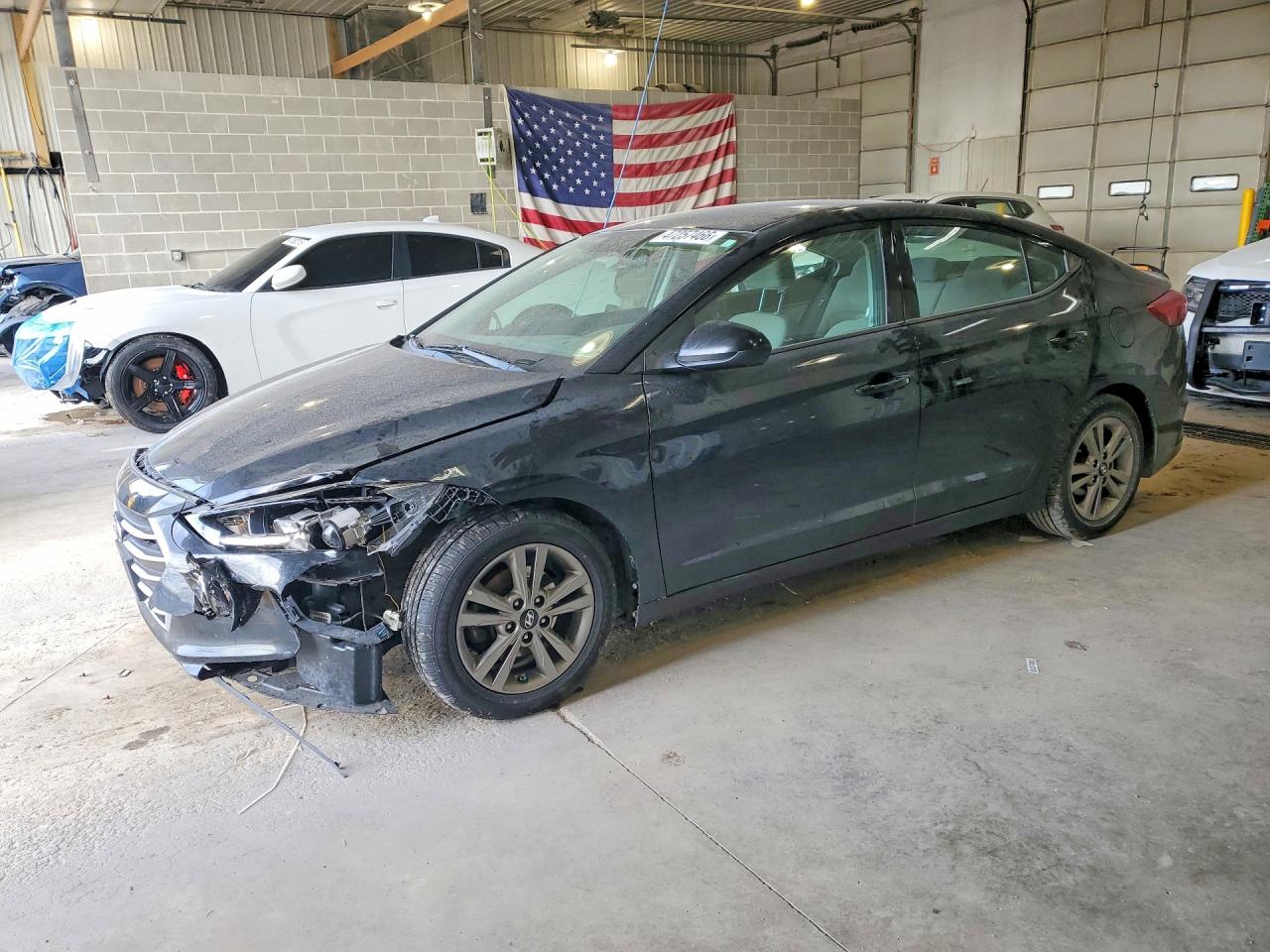 2018 Hyundai Elantra SEL, VIN 5NPD84LF2JH254945 — Front end