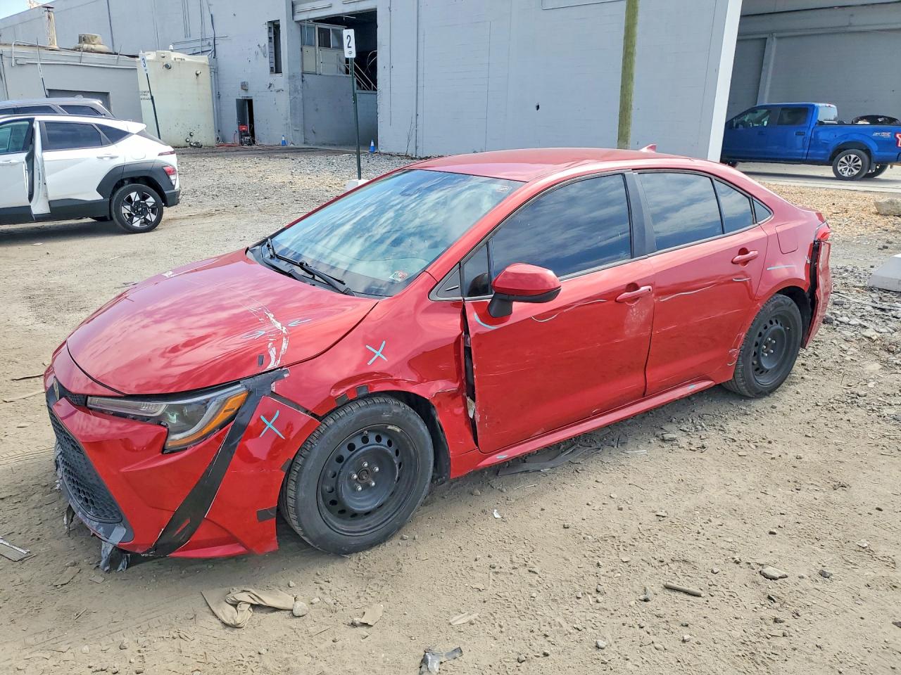2021 Toyota Corolla LE, VIN 5YFEPMAE2MP266666 — Side
