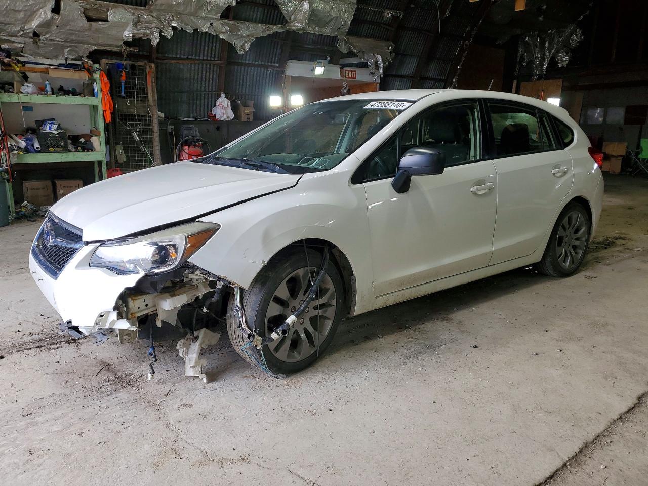 2015 Subaru Impreza 2.0i, VIN JF1GPAA67F8258258 — Front end