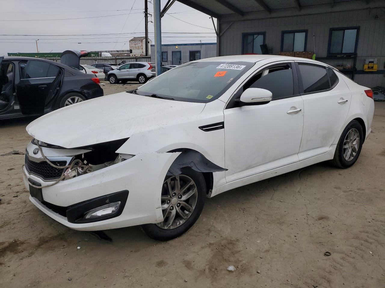 2013 Kia Optima LX, VIN KNAGM4A76D5419577 — Stripped