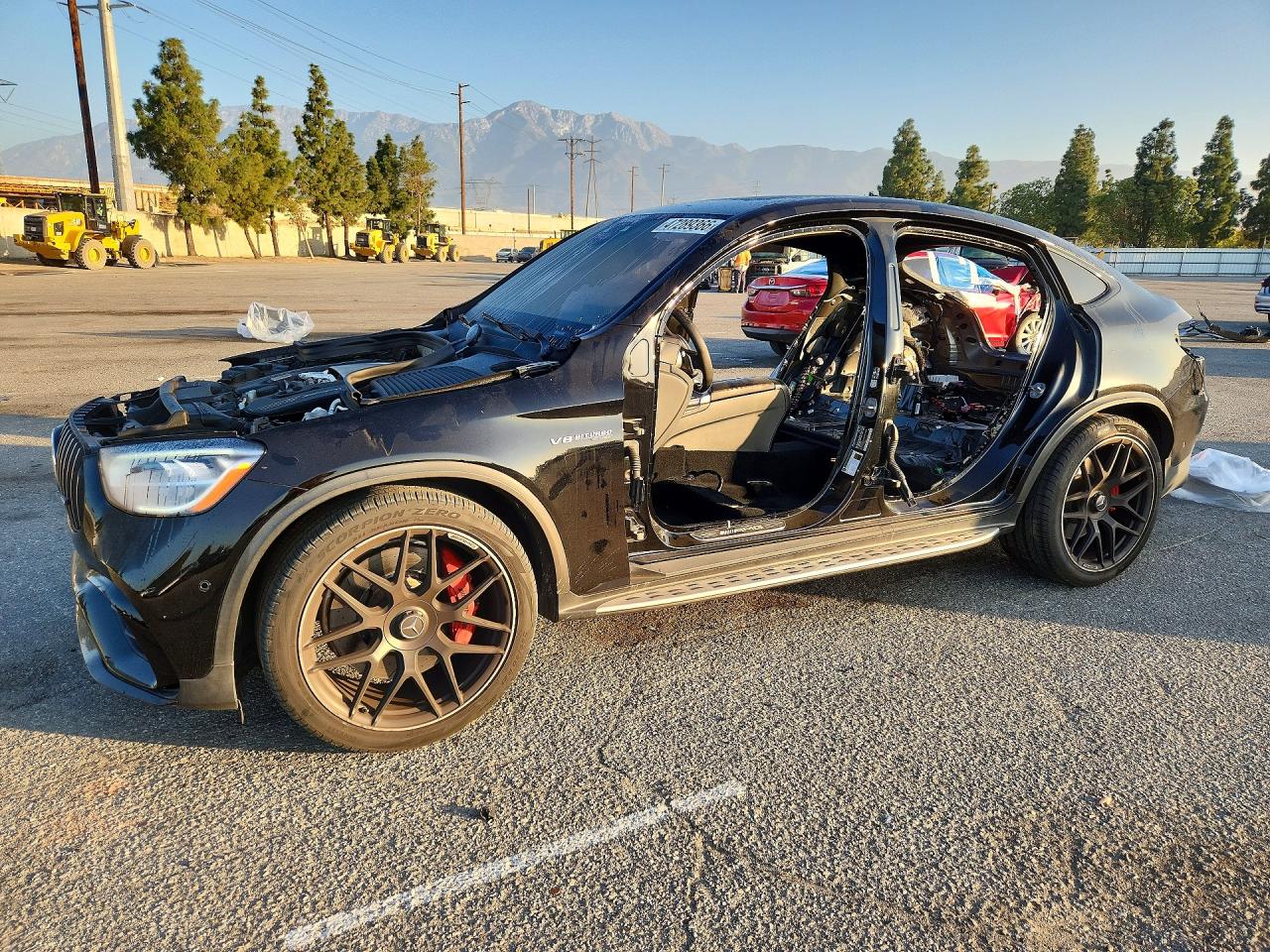 2021 Mercedes-Benz GLC 63 S AMG, VIN W1N0J8KB9MF926452 — Stripped