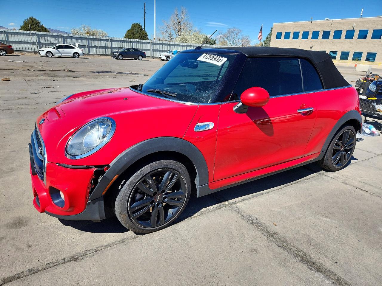 2017 MINI Convertible Cooper S, VIN WMWWG9C52H3C23121 — Rear end