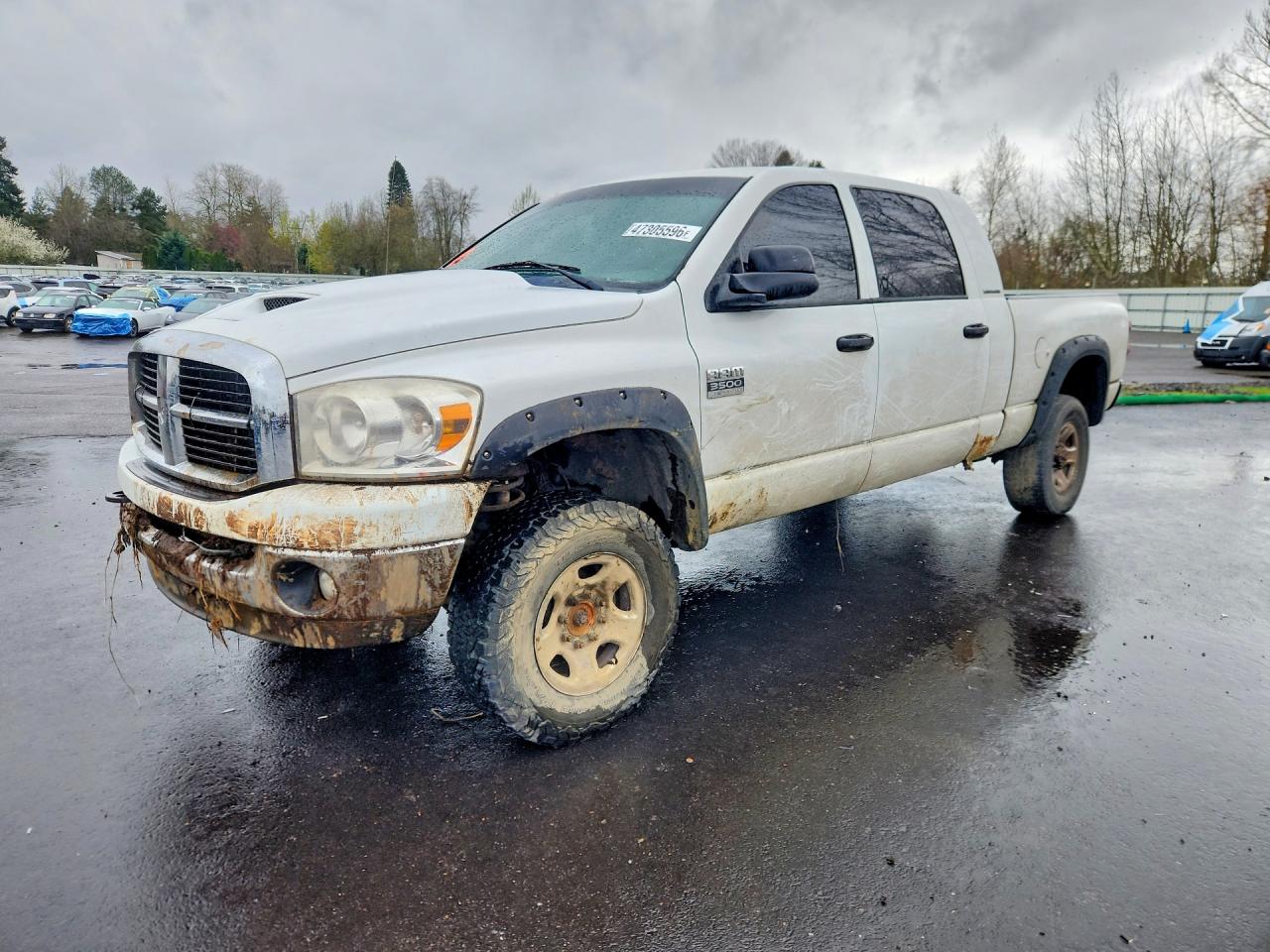 2007 Dodge 3500 SLT, VIN 3D7MX39C87G727734 — Днище