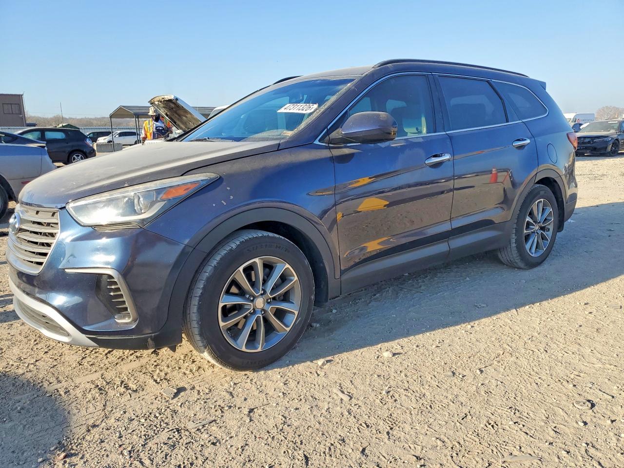 2017 Hyundai Santa Fe SE, VIN KM8SM4HFXHU255784 — Hail