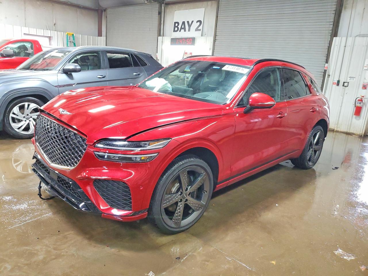 2022 Genesis GV70 Sport, VIN KMUMCDTC2NU010726 — Front end
