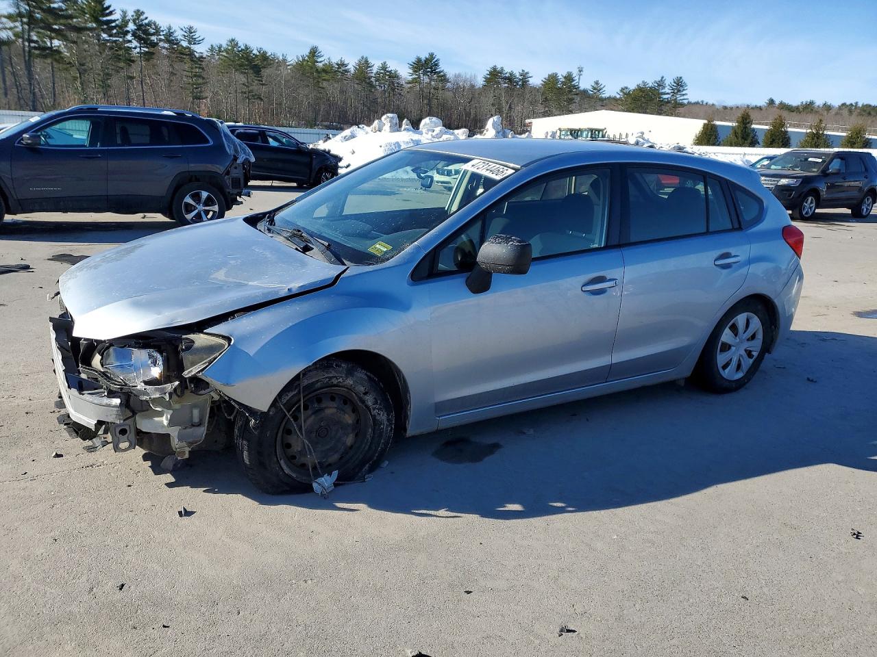 2013 Subaru Impreza 2.0i, VIN JF1GPAA62D2883814 — Front end