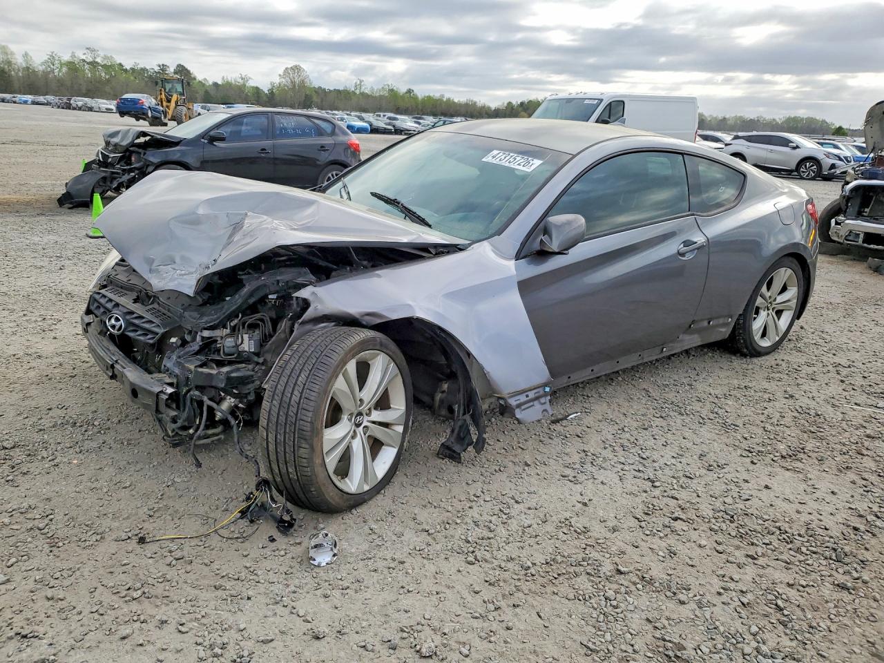 2012 Hyundai Genesis Coupe 2.0T, VIN KMHHT6KD7CU074554 — Front end