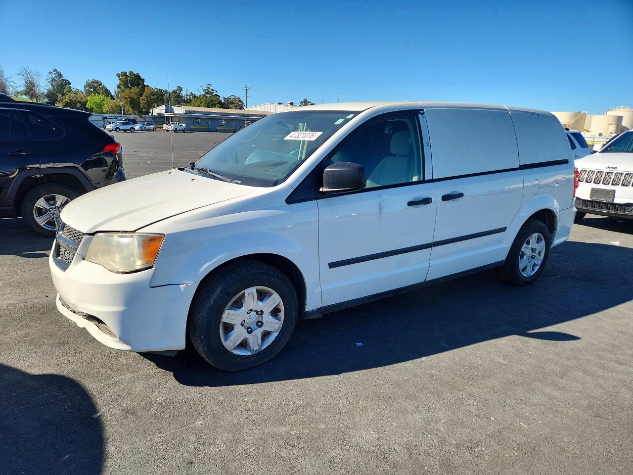 2013 Ram Cargo Van Tradesman, VIN 2C4JRGAGXDR544872 — Rear end