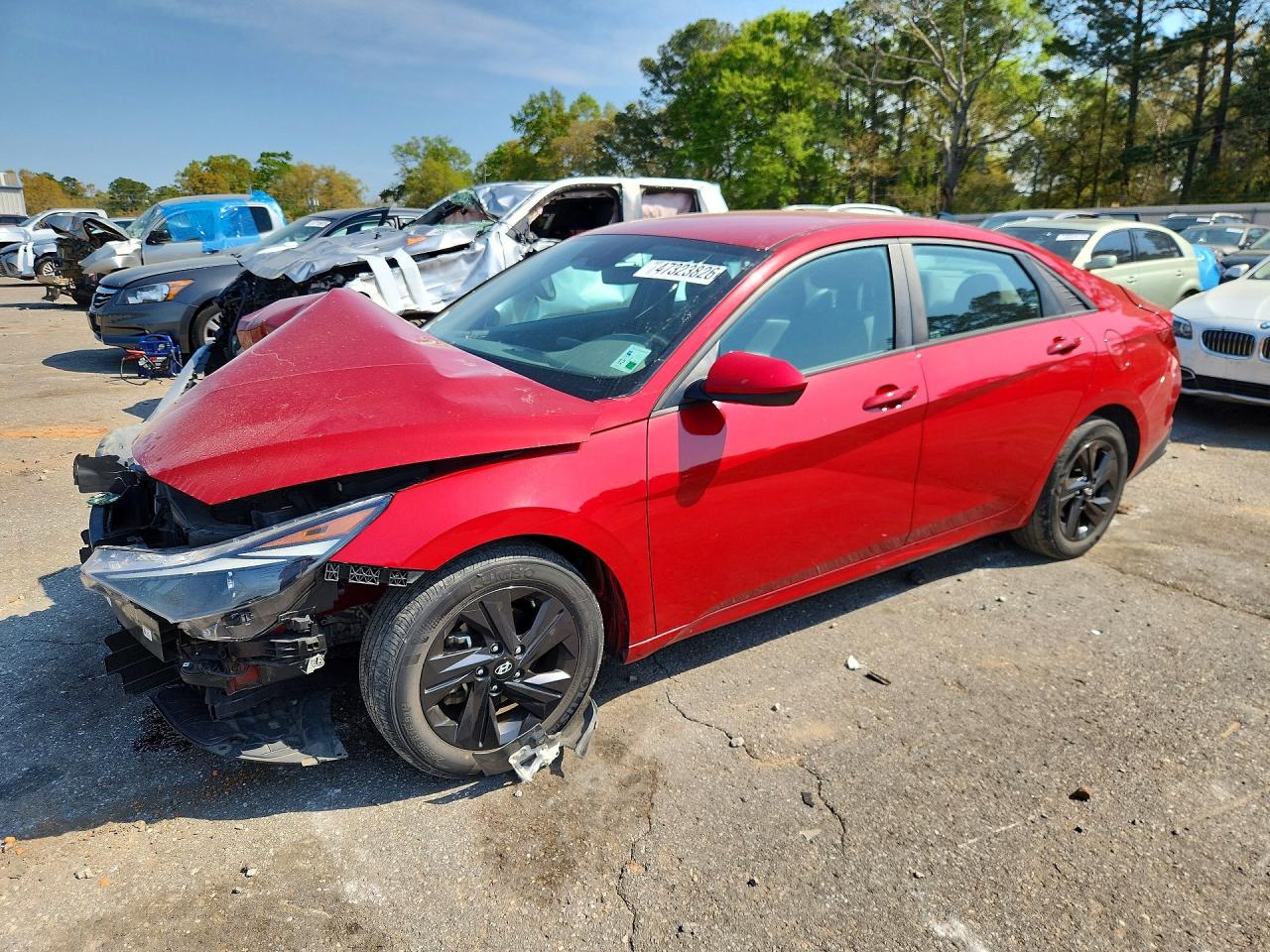 2021 Hyundai Elantra SEL, VIN KMHLM4AG7MU212764 — Front end
