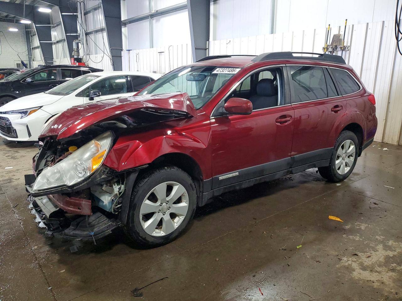 2012 Subaru Outback Prem, VIN 4S4BRCCC9C3237994 — Front end