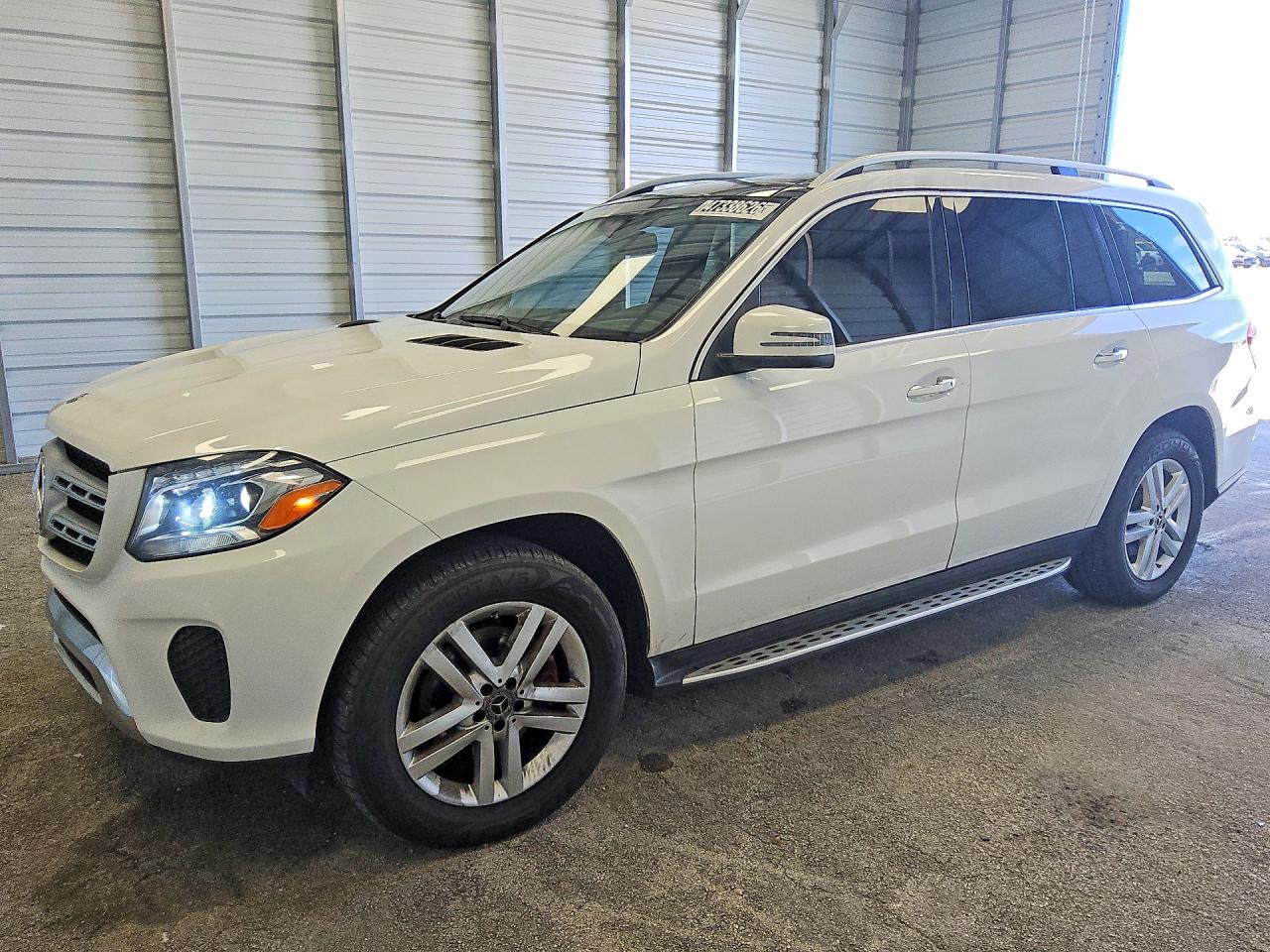 2019 Mercedes-Benz GLS 450, VIN 4JGDF6EE0KB238666 — Missing or altered VIN