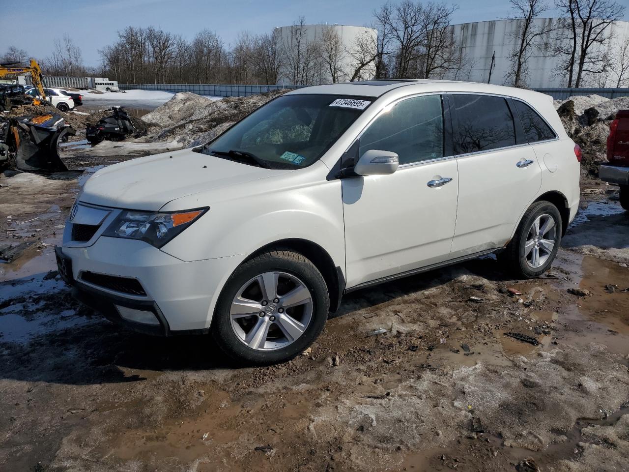 2012 Acura MDX Technology, VIN 2HNYD2H3XCH547045 — Minor dents and scratches