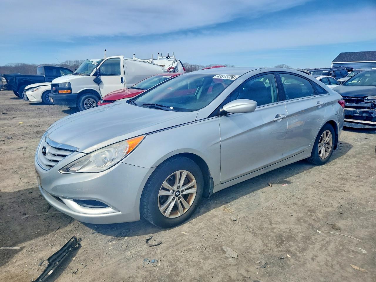 2012 Hyundai Sonata GLS, VIN 5NPEB4AC8CH489657 — Minor dents and scratches