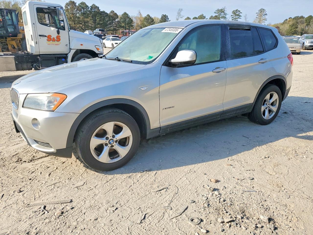 2012 BMW X3 28i, VIN 5UXWX5C53CL717312 — Пожар