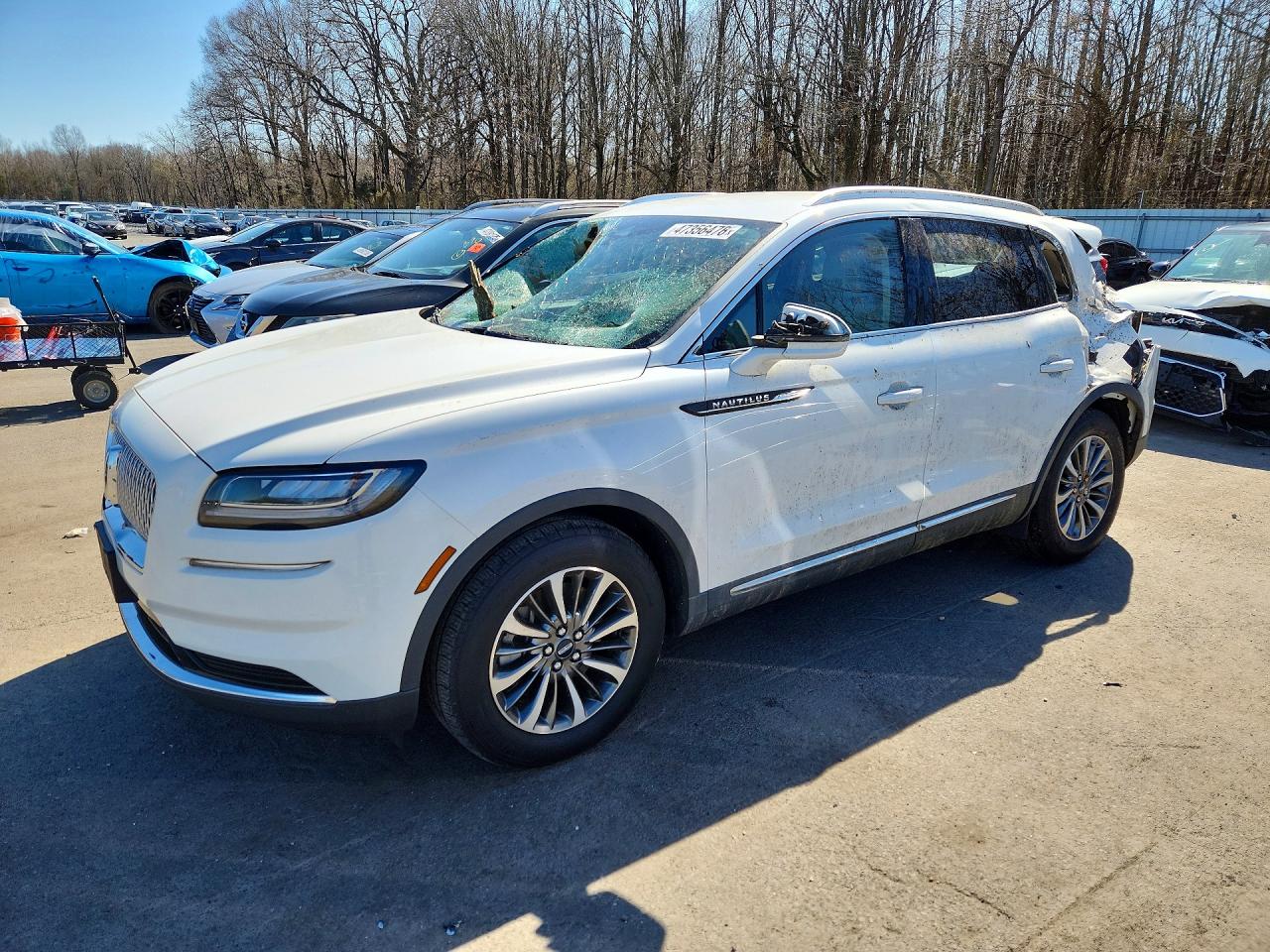 2022 Lincoln Nautilus Standard, VIN 2LMPJ8J97NBL02561 — Roof