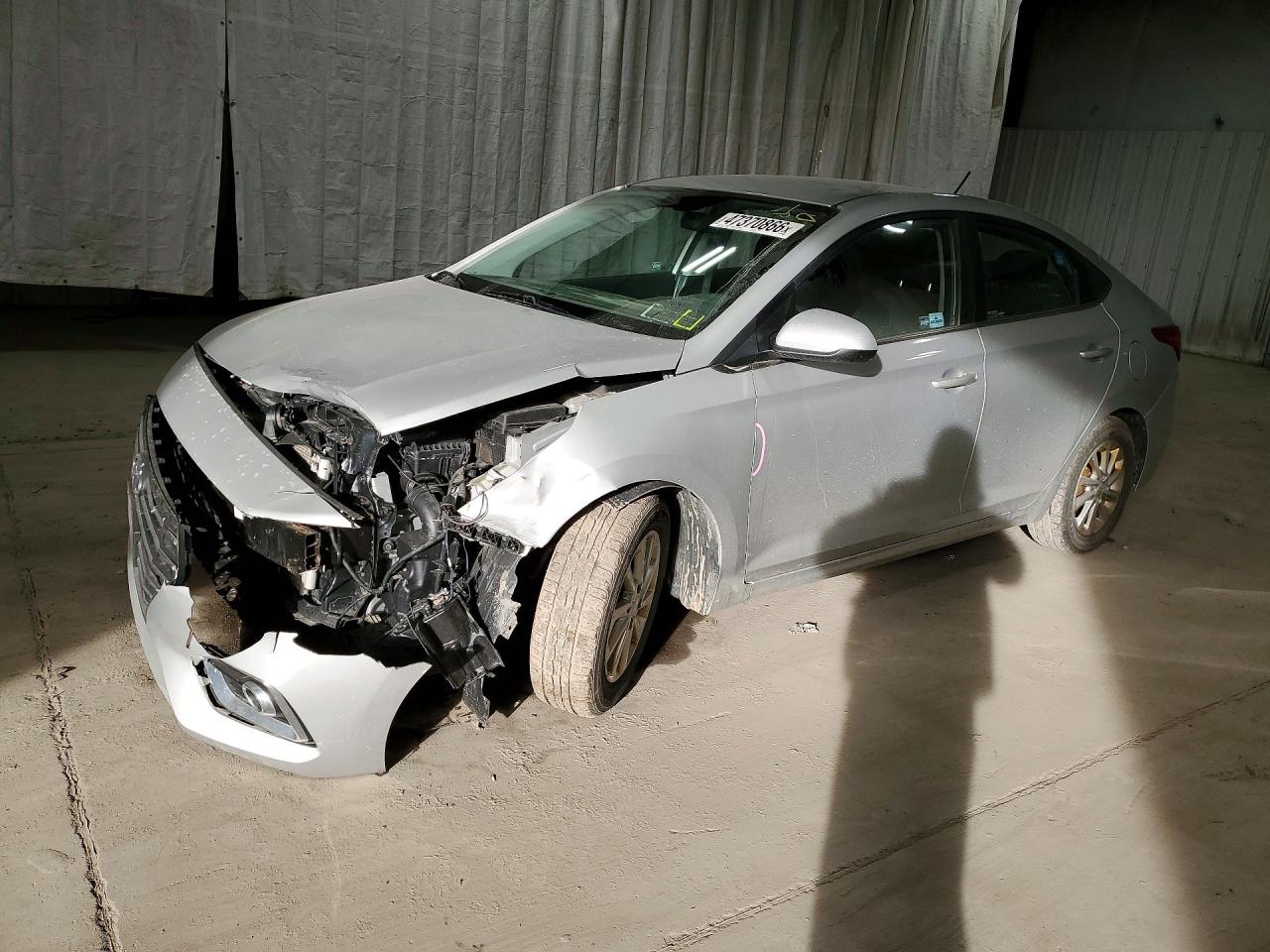 2020 Hyundai Accent SE, VIN 3KPC24A6XLE100863 — Front end