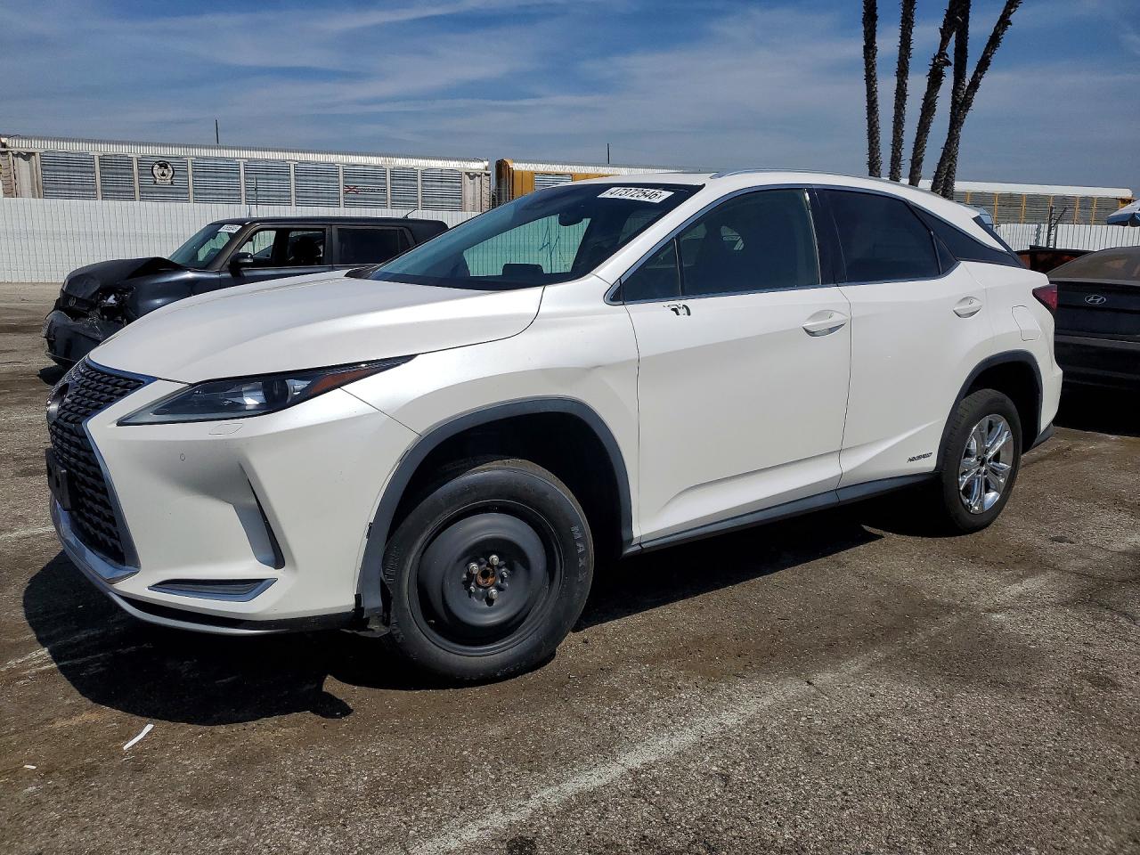 2022 Lexus RX 450h, VIN 2T2HGMDA1NC093922 — Stripped