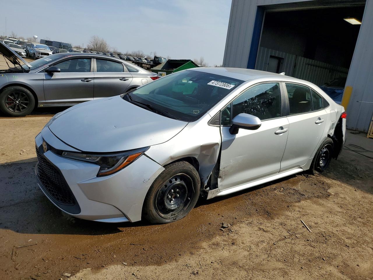 2021 Toyota Corolla LE, VIN 5YFEPMAE9MP219831 — Rear end