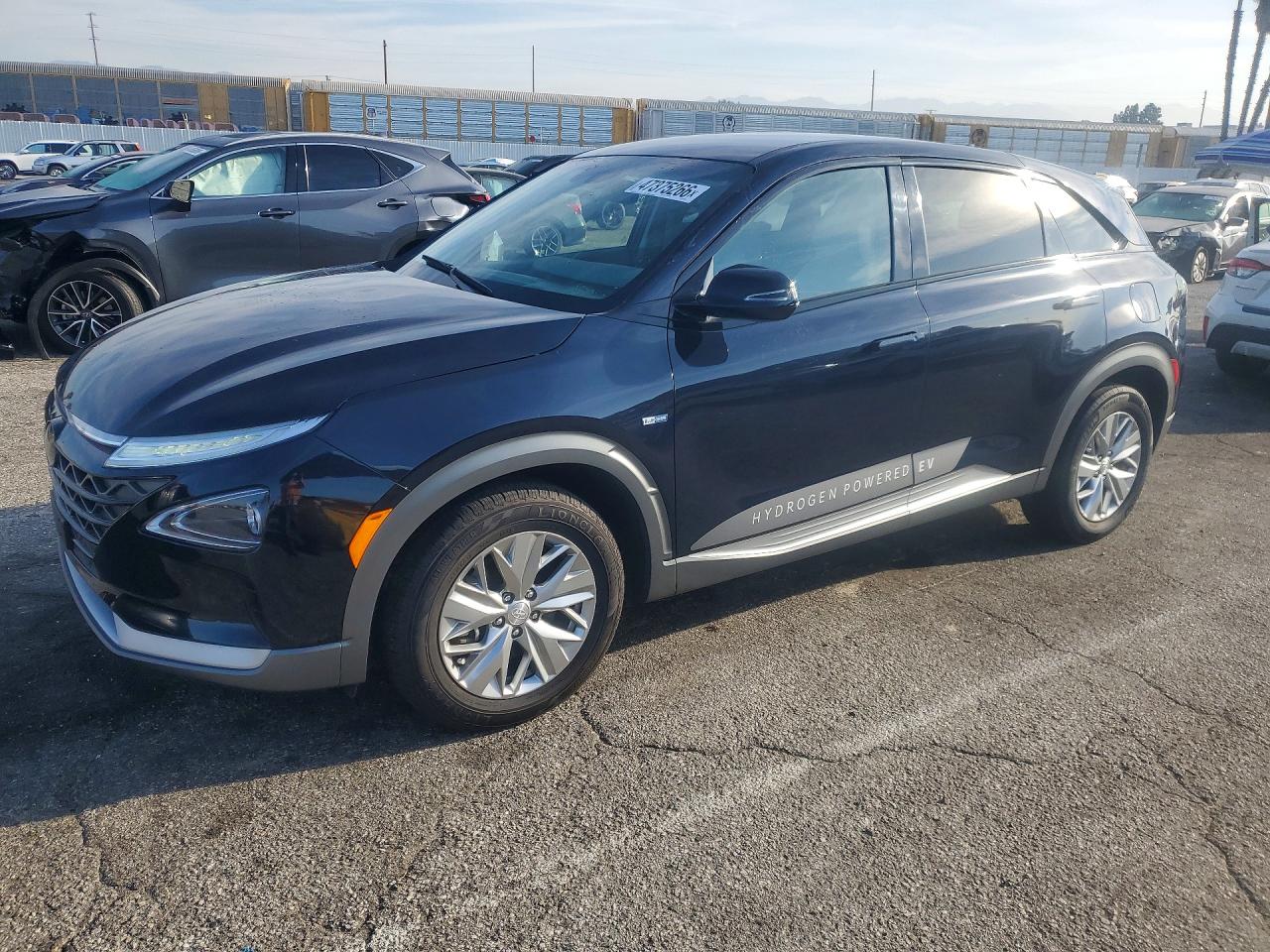 2022 Hyundai NEXO Blue, VIN KM8J74A66NU021540 — Rear end