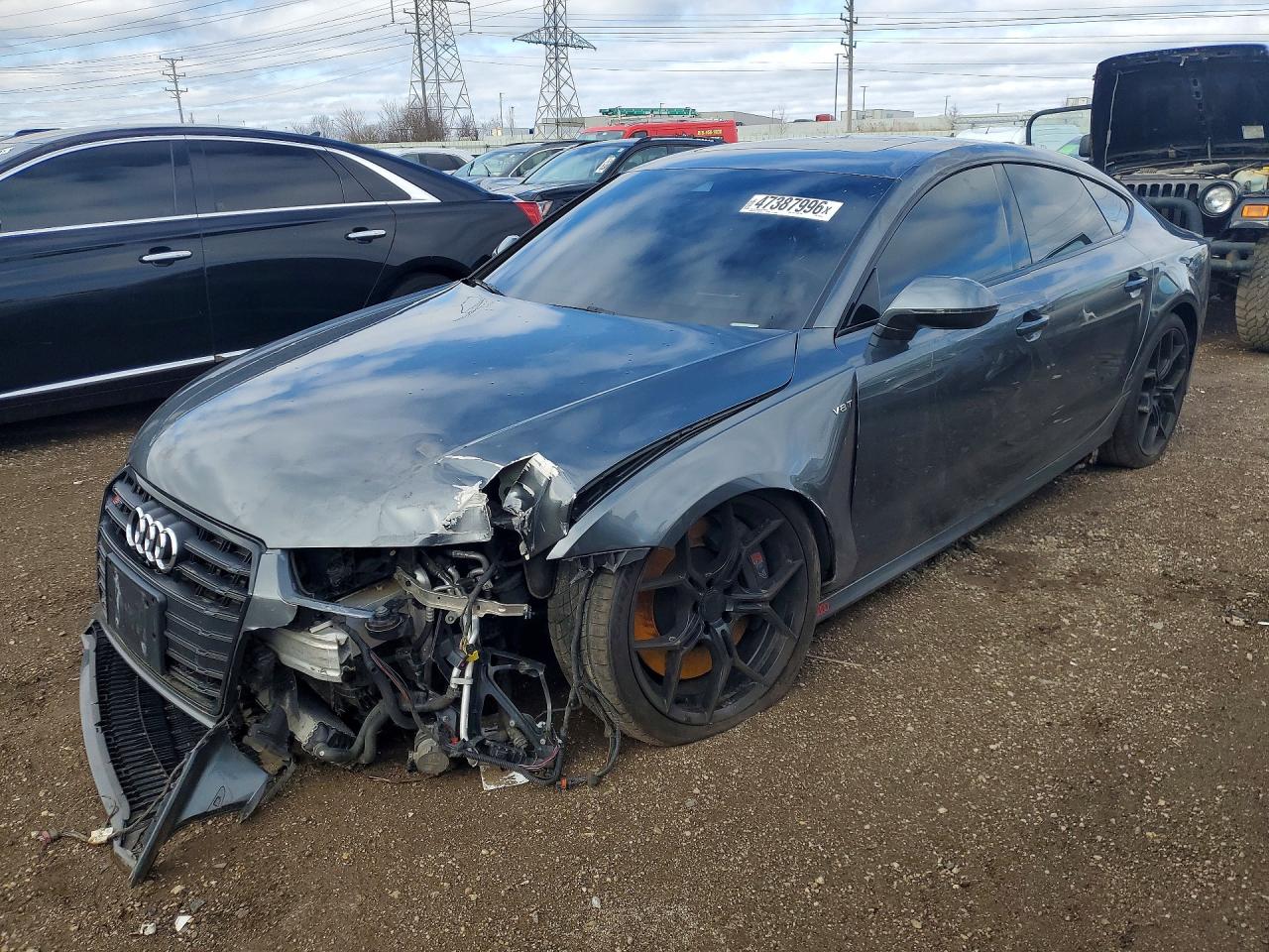 2016 Audi S7, VIN WAUW2AFC8GN008188 — Front end
