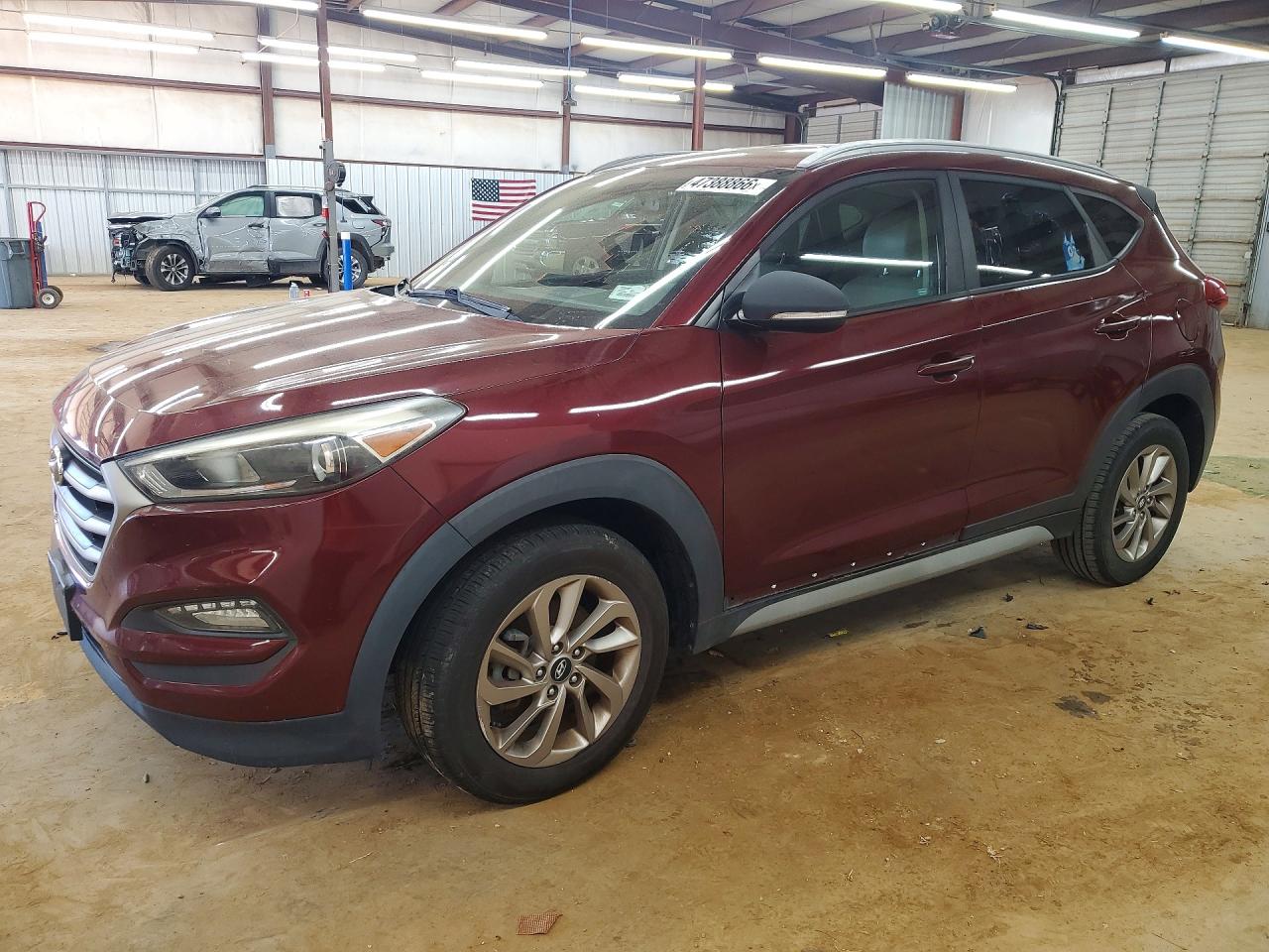 2017 Hyundai Tucson SE, VIN KM8J3CA46HU443669 — Frame damage