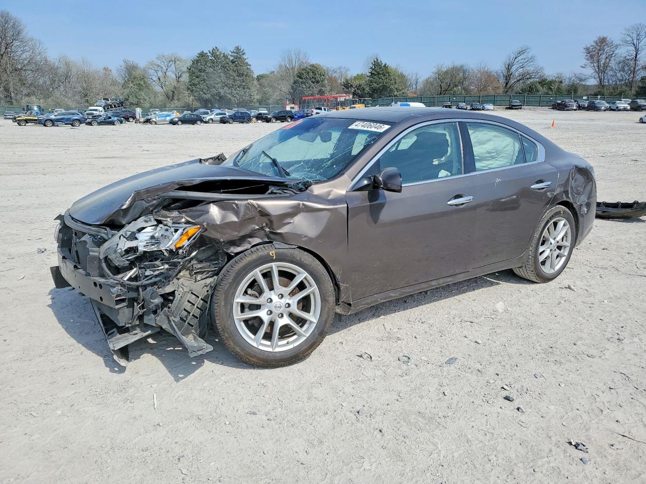 2014 Nissan Maxima S, VIN 1N4AA5AP7EC456325 — Перед