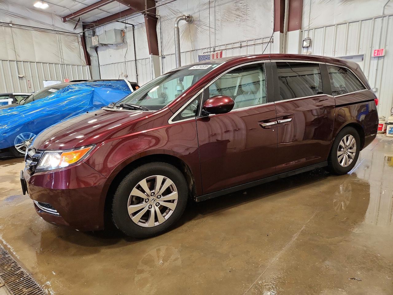 2014 Honda Odyssey EX, VIN 5FNRL5H41EB078301 — Undercarriage