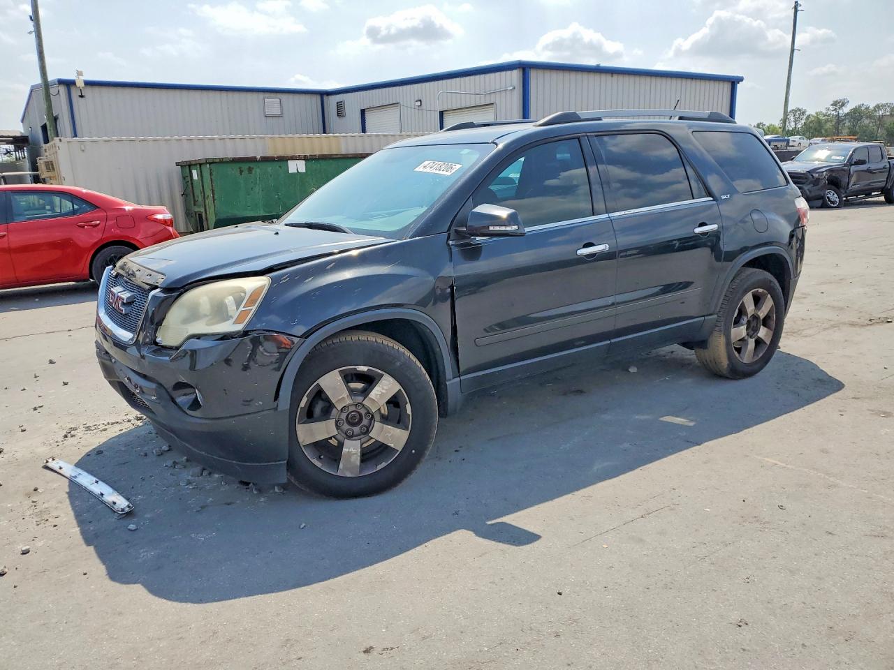 2012 GMC Acadia SLT1, VIN 1GKKRRED7CJ416791 — Front end