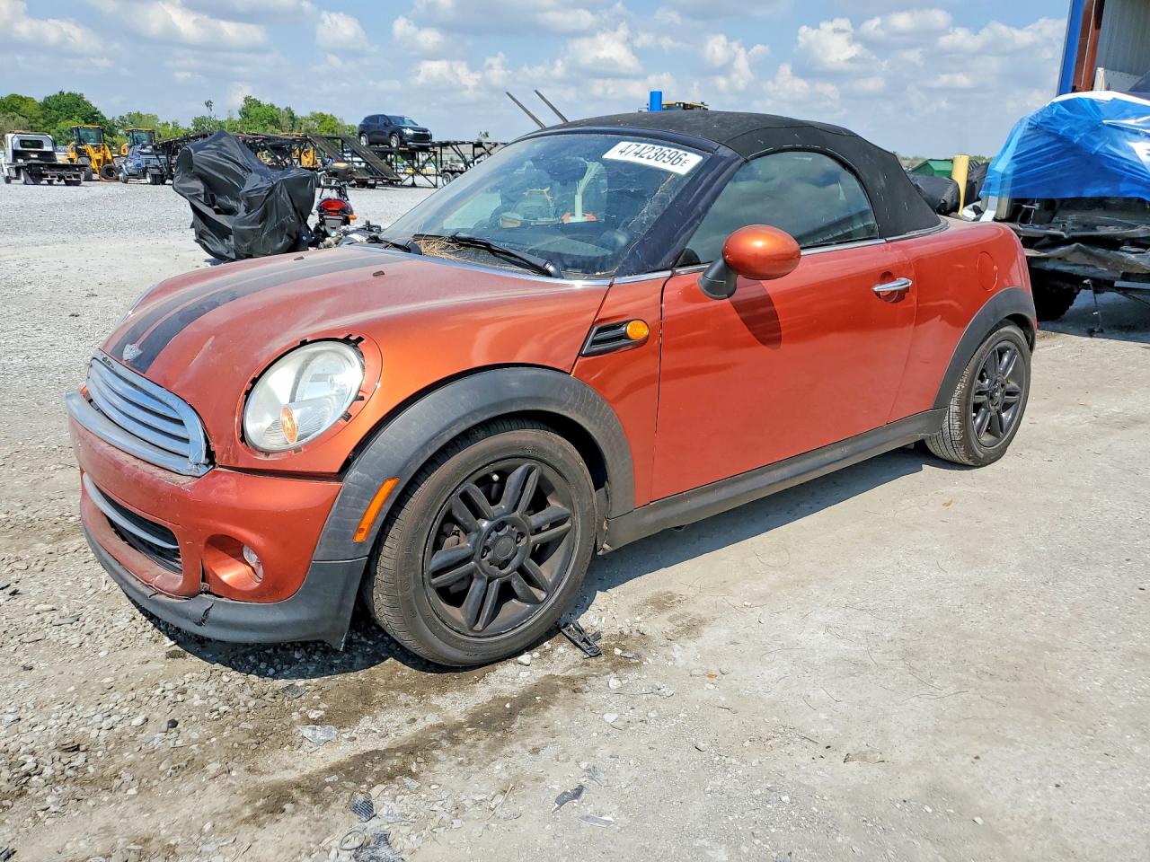 2012 MINI Roadster, VIN WMWSY1C55CT311521 — Front end