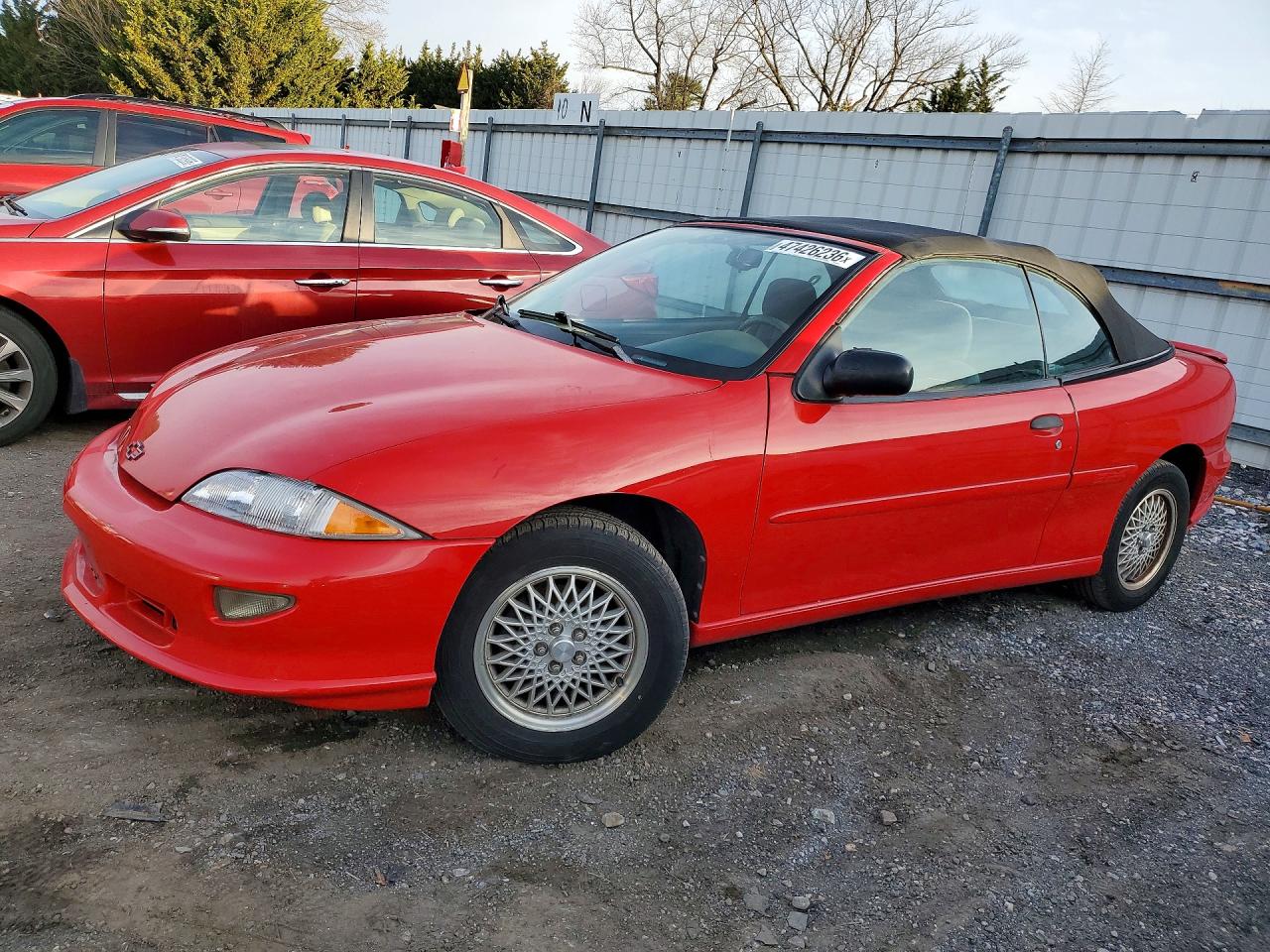 1999 Chevrolet Cavalier Z24, VIN 4G1JF32T9XB904267 — Minor dents and scratches