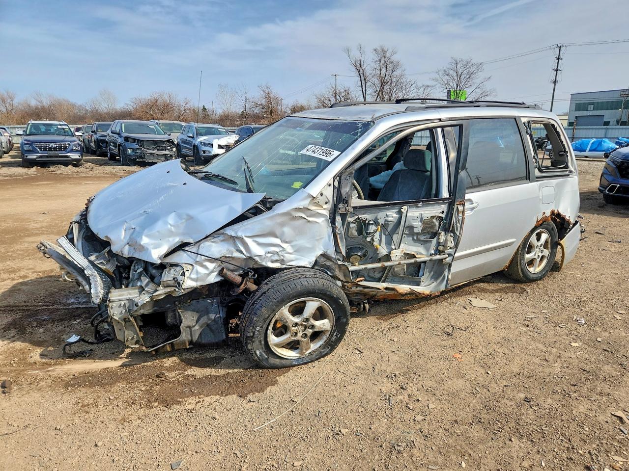 2002 Mazda MPV LX, VIN JM3LW28A820311688 — Rollover
