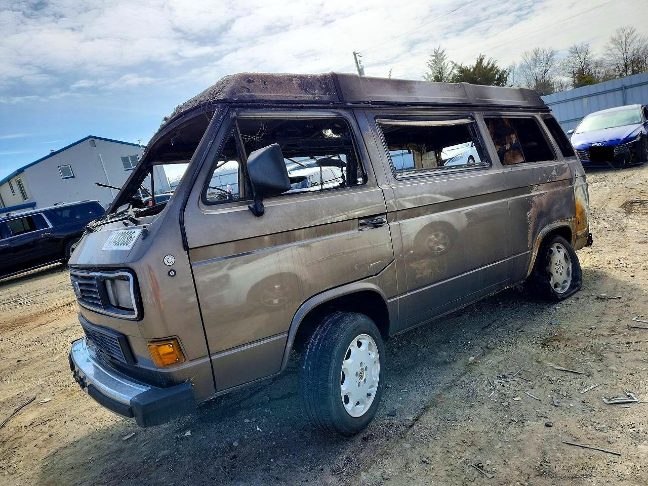 1986 Volkswagen Vanagon, VIN WV2XB025XGH117132 — Burn