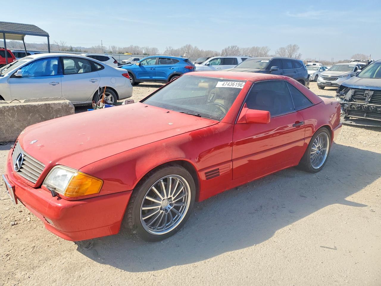 1991 Mercedes-Benz SL 500, VIN WDBFA61E2MF030610 — Rear end