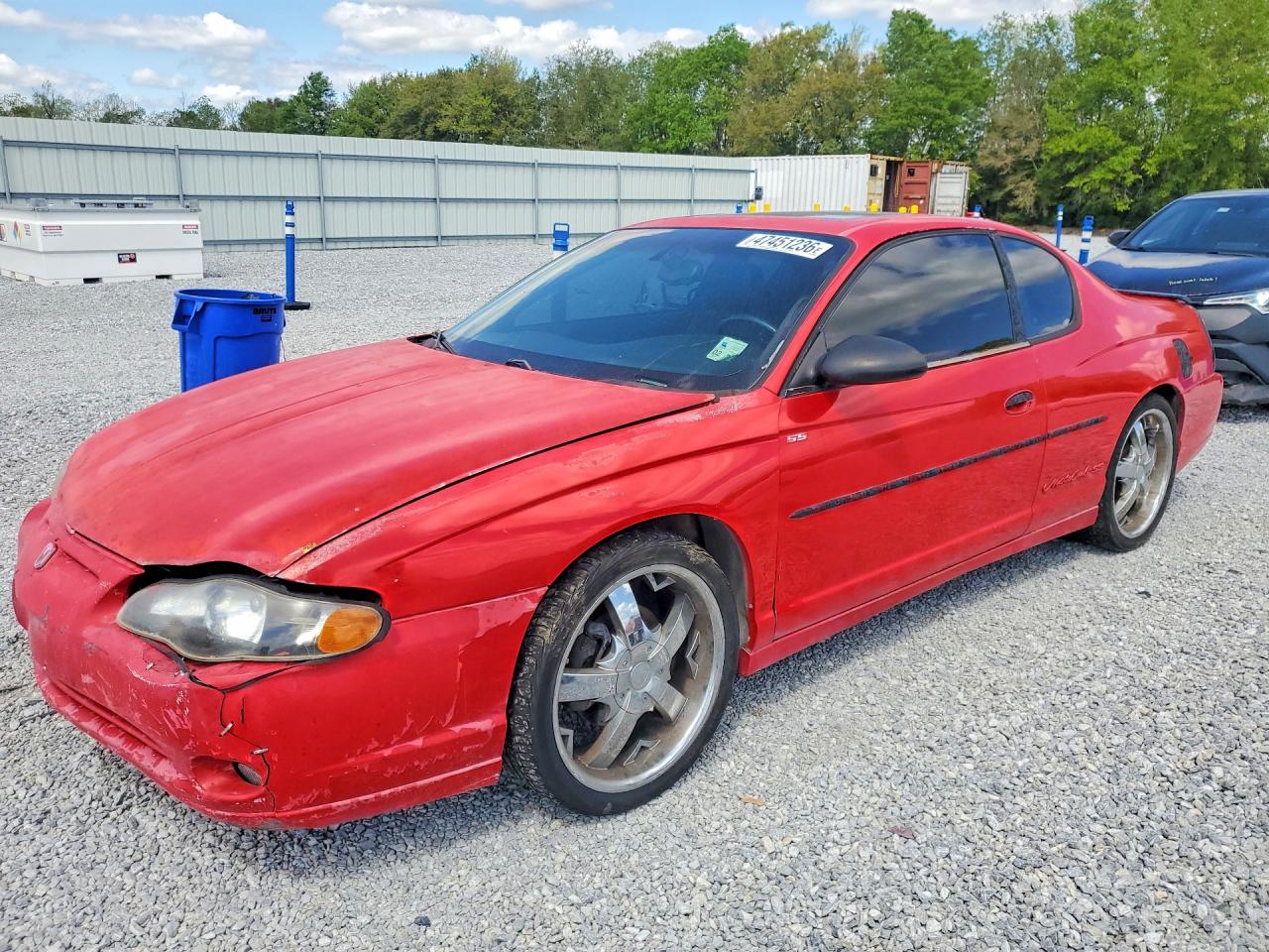 2002 Chevrolet Monte Carlo SS, VIN 2G1WX15K529267464 — Бок