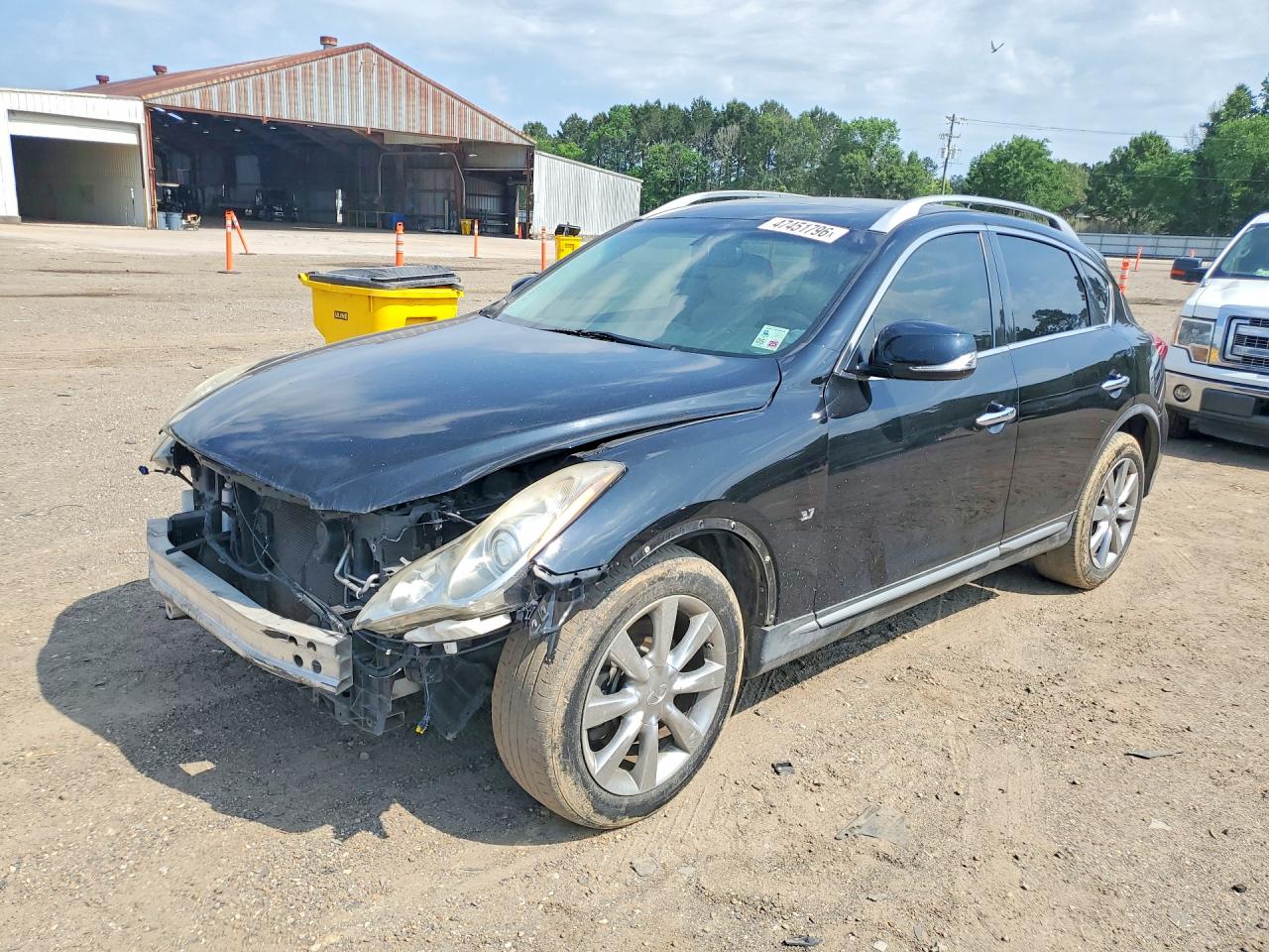 2017 Infiniti QX50, VIN JN1BJ0RP4HM386497 — Front end