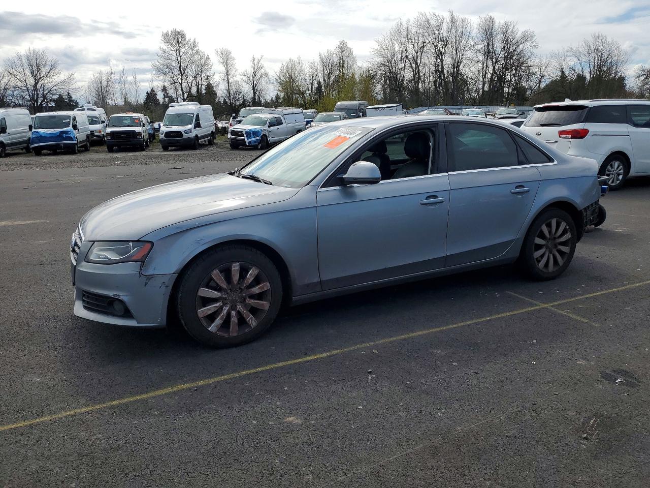 2009 Audi A4 Premium Plus, VIN WAUSF78K69N043261 — Rear end