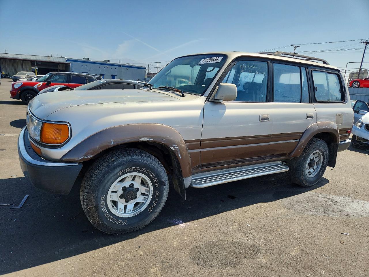 1991 Toyota Land Cruiser, VIN JT3FJ80WXM0023547 — Front end