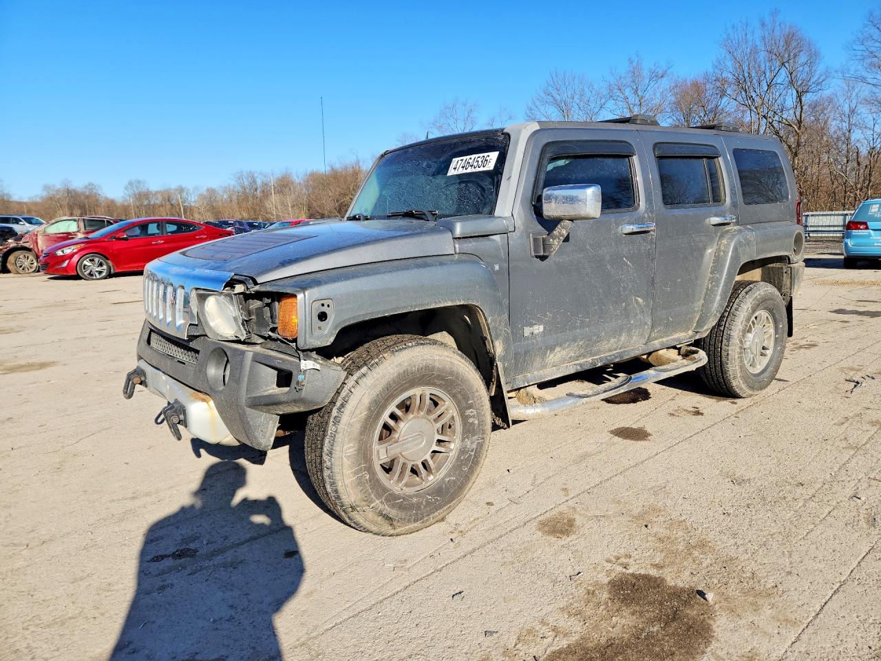 2008 Hummer H3 Luxury, VIN 5GTEN13E888163697 — Front end