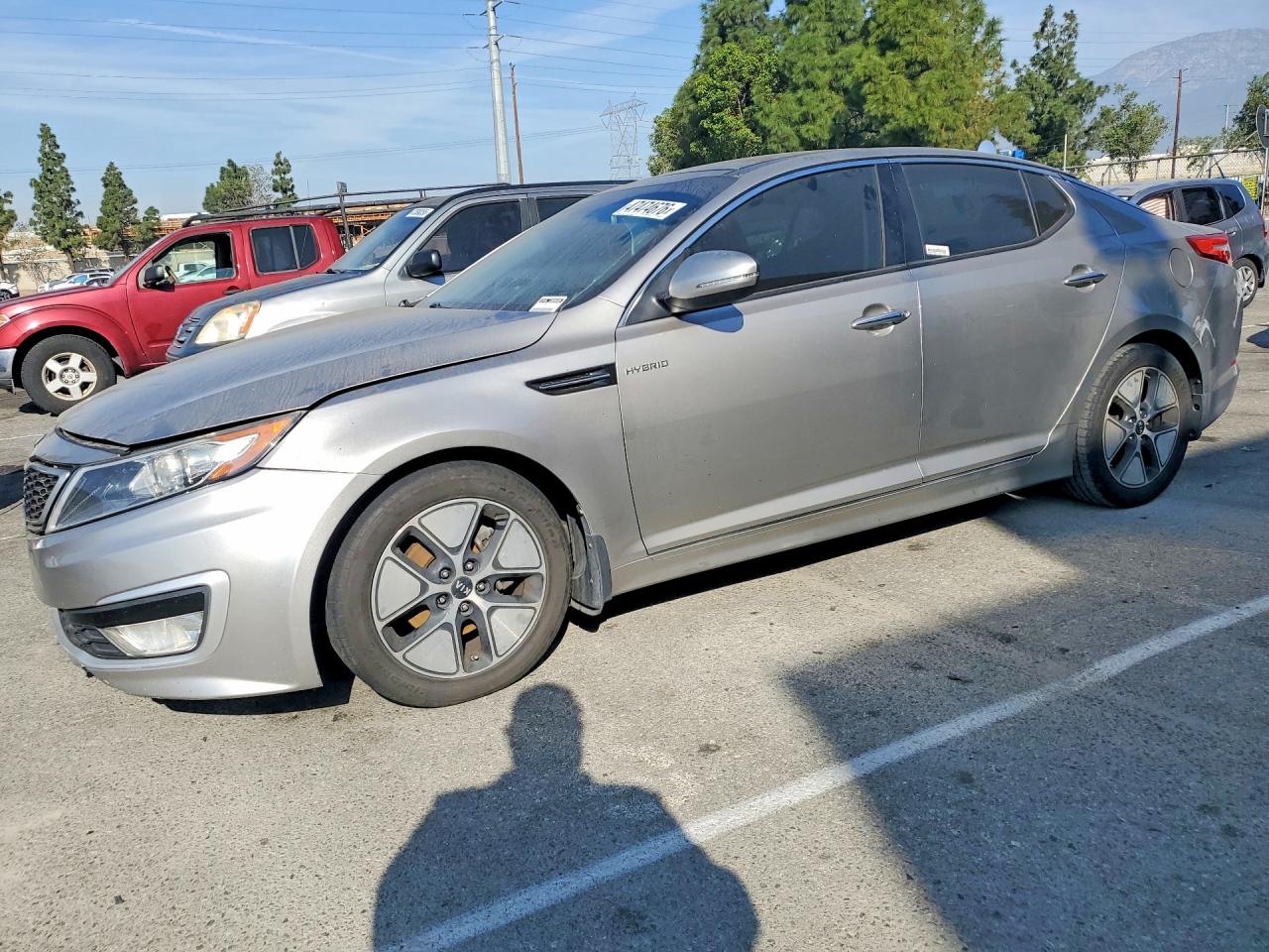 2013 Kia Optima EX, VIN KNAGM4AD7D5059192 — Front end