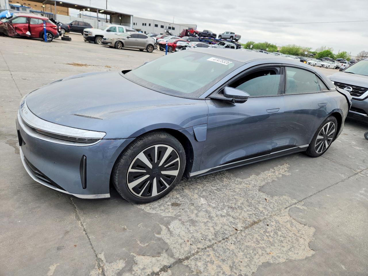 2023 Lucid Air Pure, VIN 50EA1PFA4PA006300 — Rear end