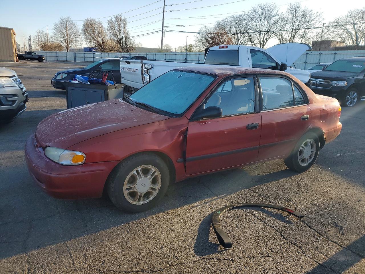 2001 Chevrolet Prizm Lsi, VIN 1Y1SK54881Z424017 — Front end