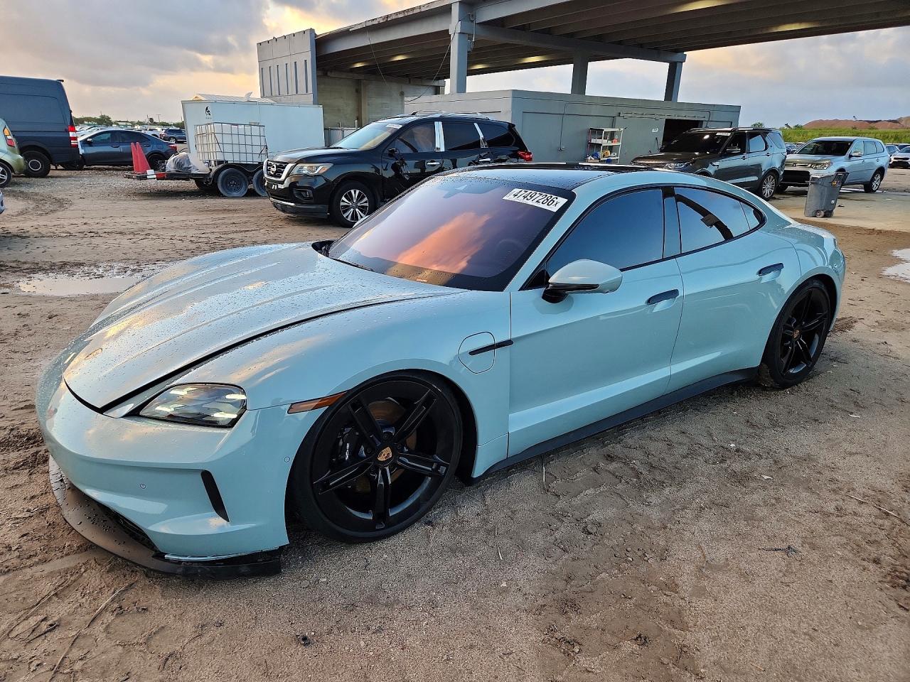 2025 Porsche Taycan, VIN WP0AA2Y19SSA08361 — Front end